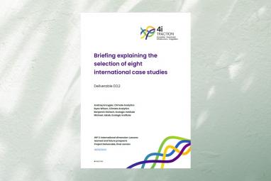 Cover page of case study selection